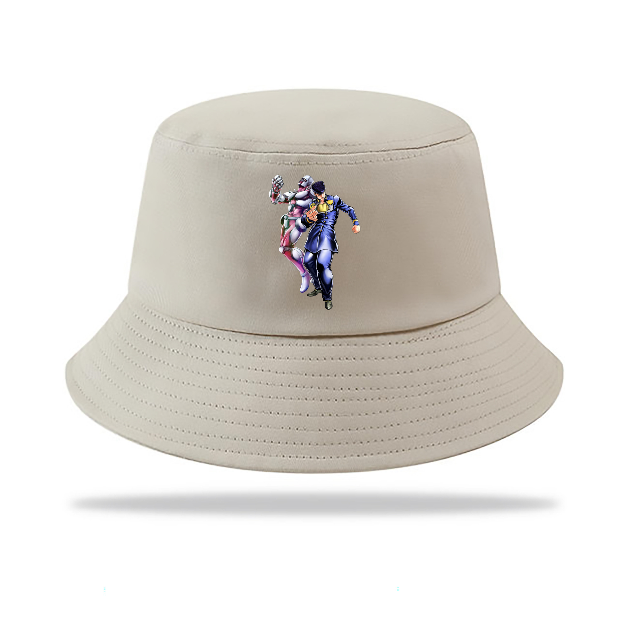 （画像用） ジョジョの奇妙な冒険 ひがしかた じょうすけ JoJo's Bizarre Adventure Higashikata Josuke アウトドア日除けバケットハット